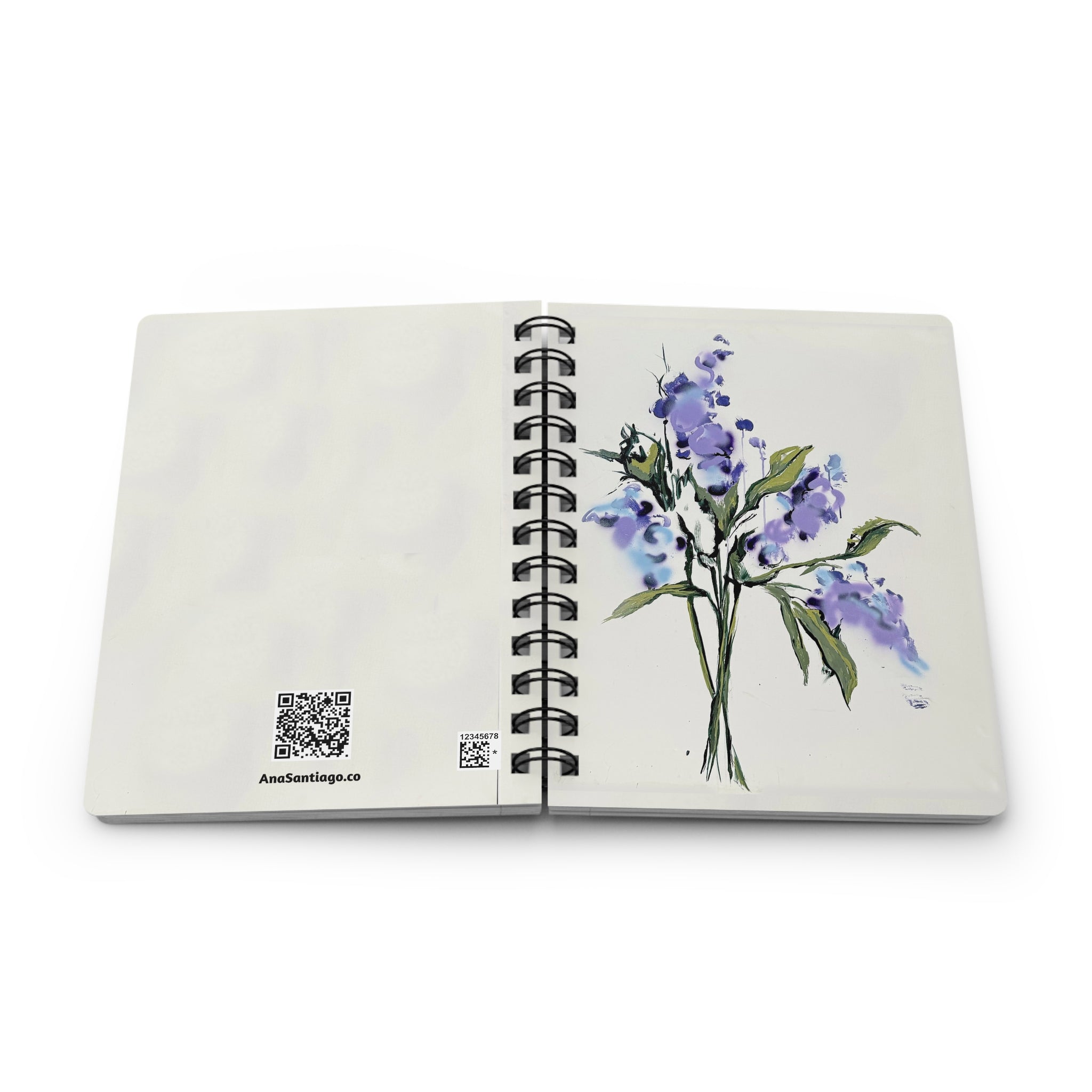 Lilac - Spiral Bound Journal