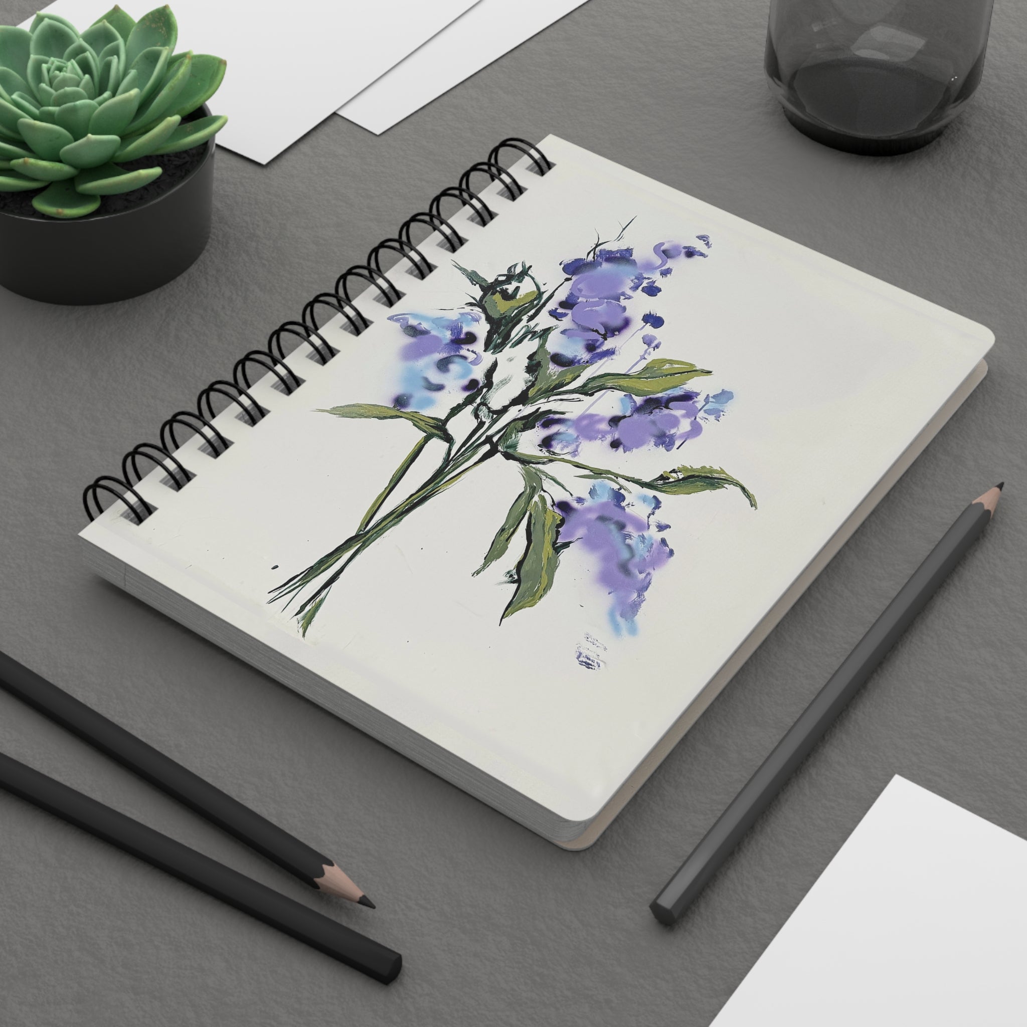 Lilac - Spiral Bound Journal